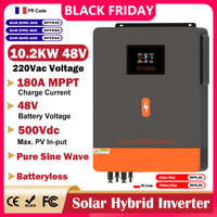 PowMr 10.2KW 6.2KW 48V Solar Hybrid Inverter 4.2KW 3.2KW 24V Off Grid Inverter Pure Sine Wave MPPT Solar Controller For Battery