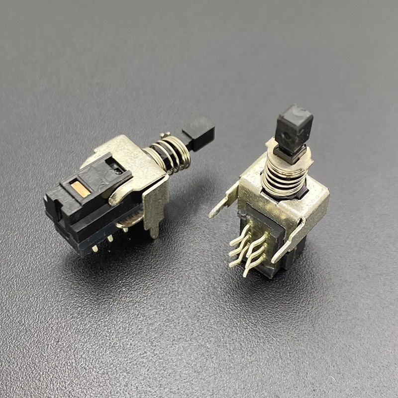 Original self-locking switch 6-pin adjustable power button Power amplifier speaker piano key Horizontal straight button 27*10mm