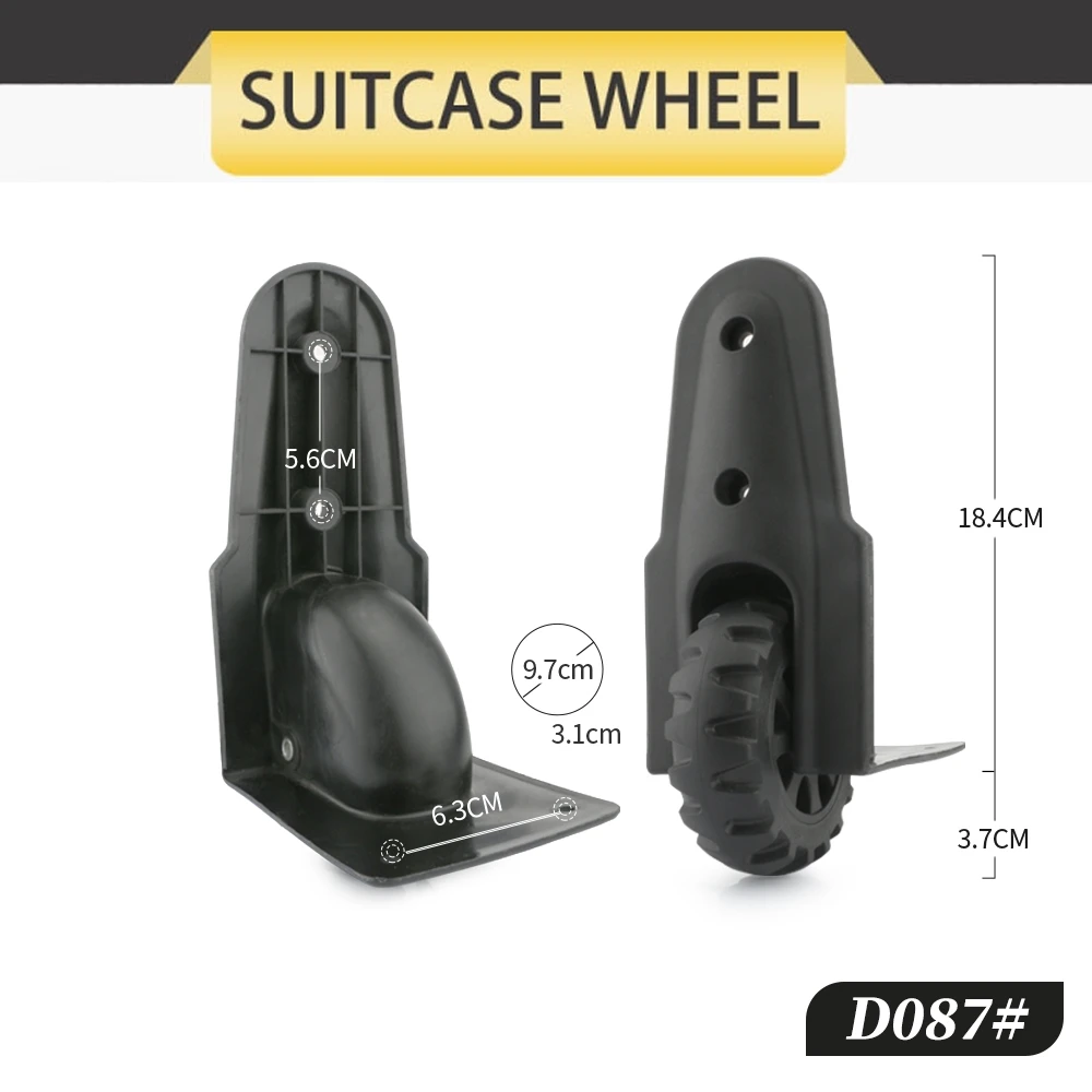 إصلاح واستبدال عجلات حقيبة العربة ، إكسسوارات حقيبة عمل ، رحلة الأمتعة ، عجلة اتجاهية ، جودة عالية
