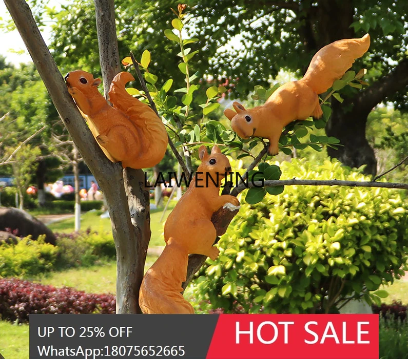 

Simulation Squirrel FRP Outdoor Garden Landscape Sculpture Sketch Garden Garden Decoration