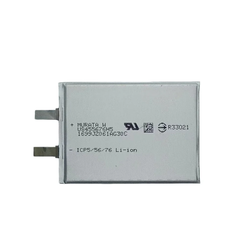455676 Polymer Lithium Battery 2700mAh 3.8V, Suitable for Body Worn Cameras Portable Detectors and Monitors