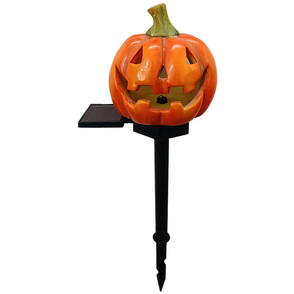 Halloween Jack-o-lantern Garden Decoration Landscaping Outdoor Decorations Solar Lights Lamp Yard