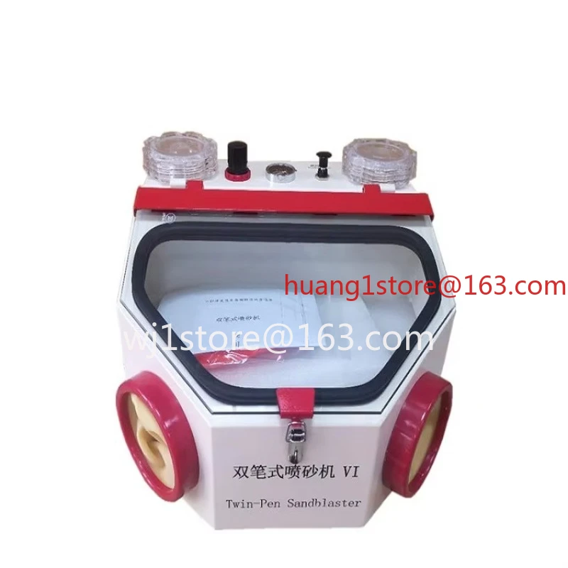 Hot Sale Laboratory Sandblasting Equipment Double Pen Sandblaster