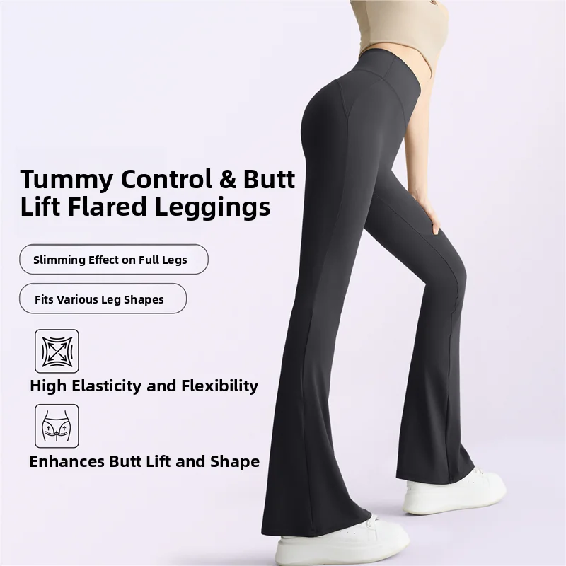 

Fitn Yoga Pants Women's High Waist Butt Lifting ark Bite Pants Casual Tight Leggings Spring Autumn Outerwear