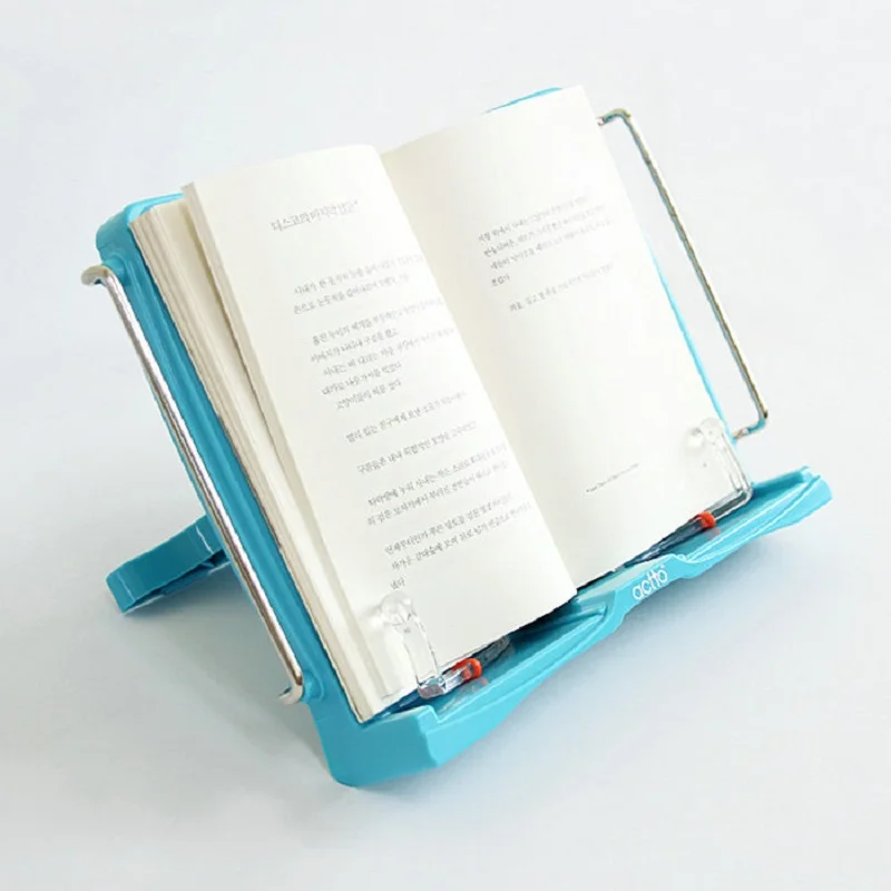 Stretchable Book Holder Adjustable Book Stand Large Reading Frame for Cookbook Textbooks Study Learning Tools