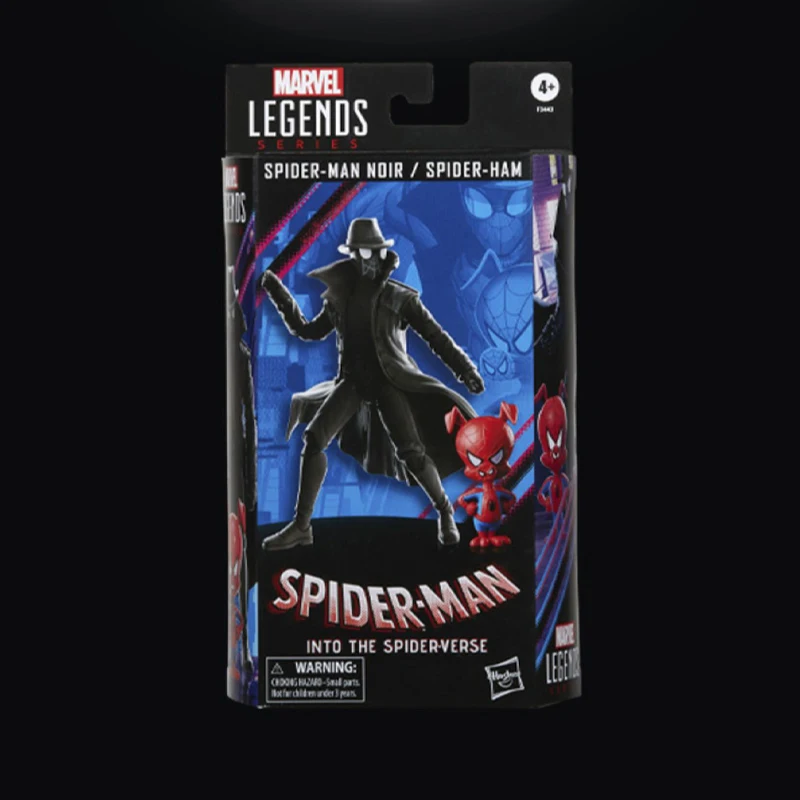 Hasbro Original Marvel Spider-Man Noir Peter Parker Spider-Ham Peter Benjamin Porker Collectible Model Statuette Ornament Gifts