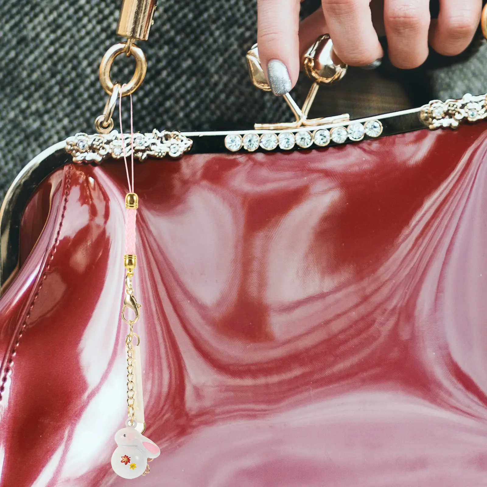 

4 шт. нефритовые подвески-брелоки для телефона в японском стиле, украшение для мобильного телефона, подвеска для сумки, амулет