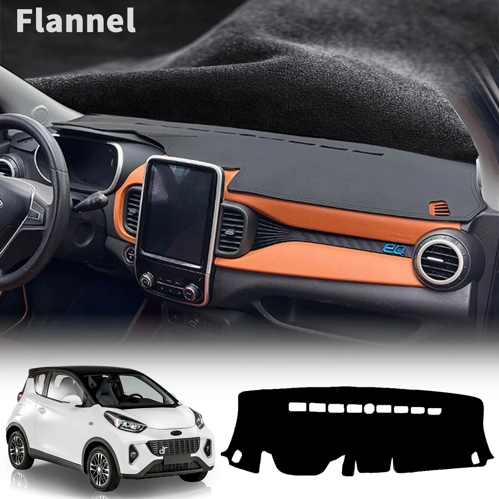 

Car Dashmat Dashboard Cover Pad Accessories for DR 1.0 EV 2023 2024 2025 DashMat Sunshade Protective Carpet