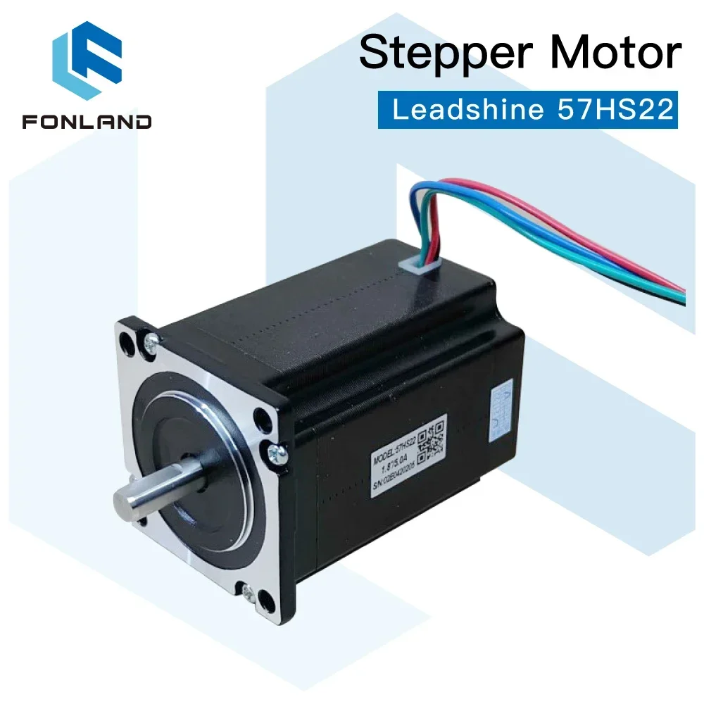 

Leadshine Nema 23 Stepper Motor 2 Phase 2.2 N.m 5.6A (57HS22) 8-lead Length 8m Shaft 8mm for CNC Engraving Milling Machine