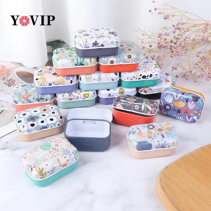 1PCS Mini Tin Metal Box Sealed Jar Packing Boxes Small Storage Cans Coin Earrings Box Jewelry Candy Box pill case random color