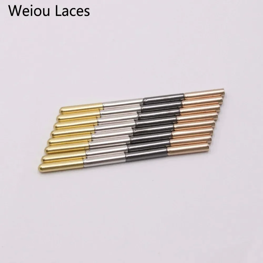 20pcs/set 4.3x22mm Shoes Accessories Diy Shoelaces Shoe Lace Tips Unsex Women Replacement Head For Shoestrings Bullet Aglets