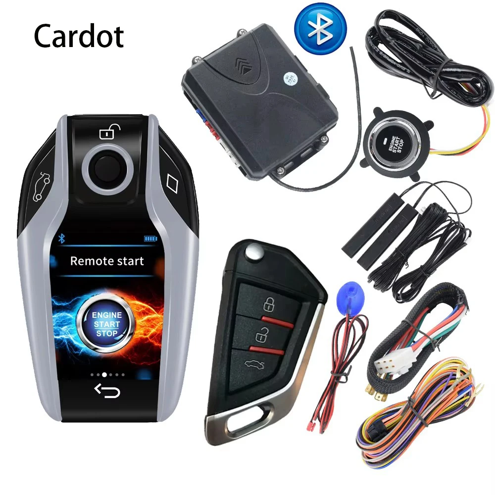 Cardot Global Universal Remote Key Remote Start Car Alarm Smart Phone App Control