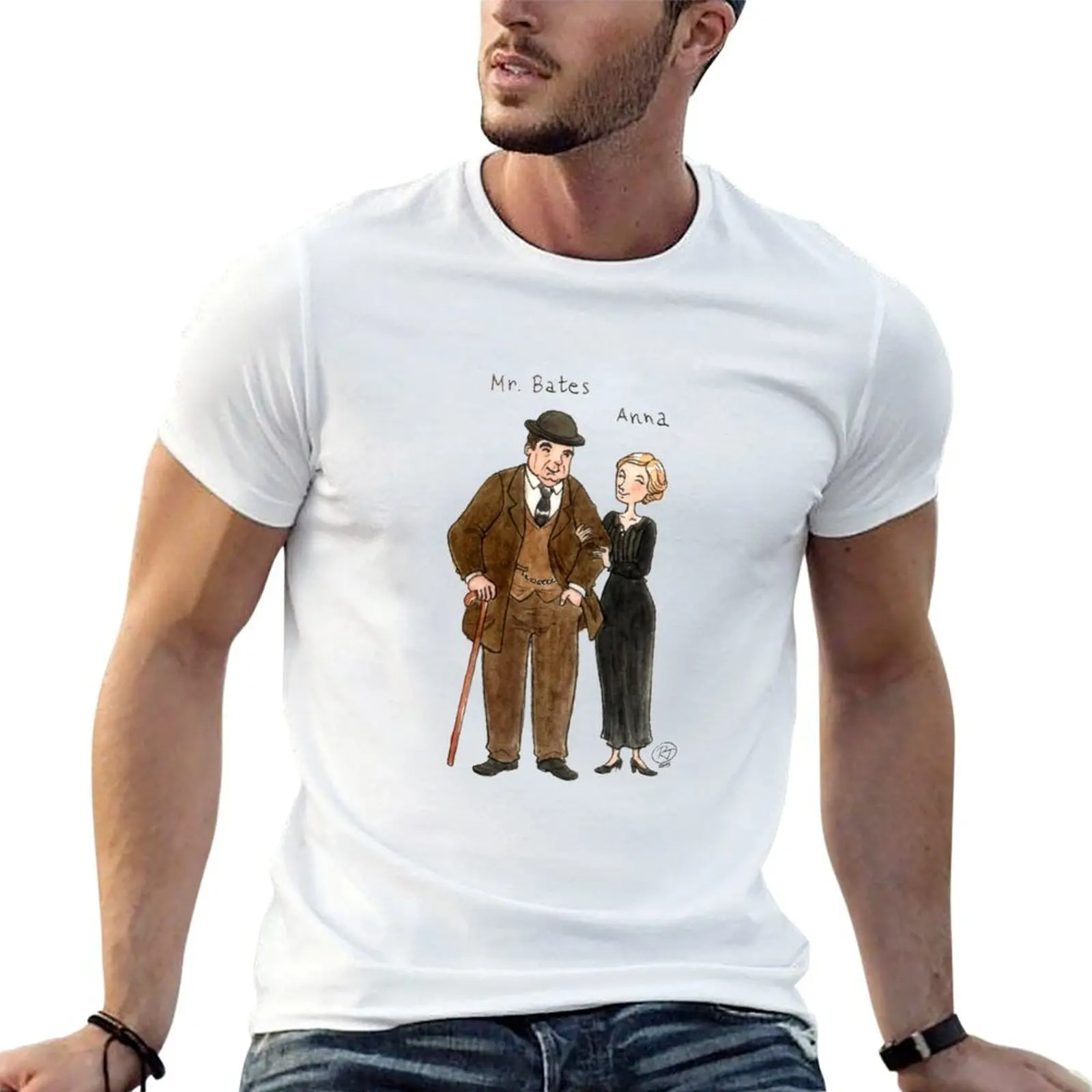 Mr. Bates-Anna T-Shirt custom t-shirts street wear plus size men clothing