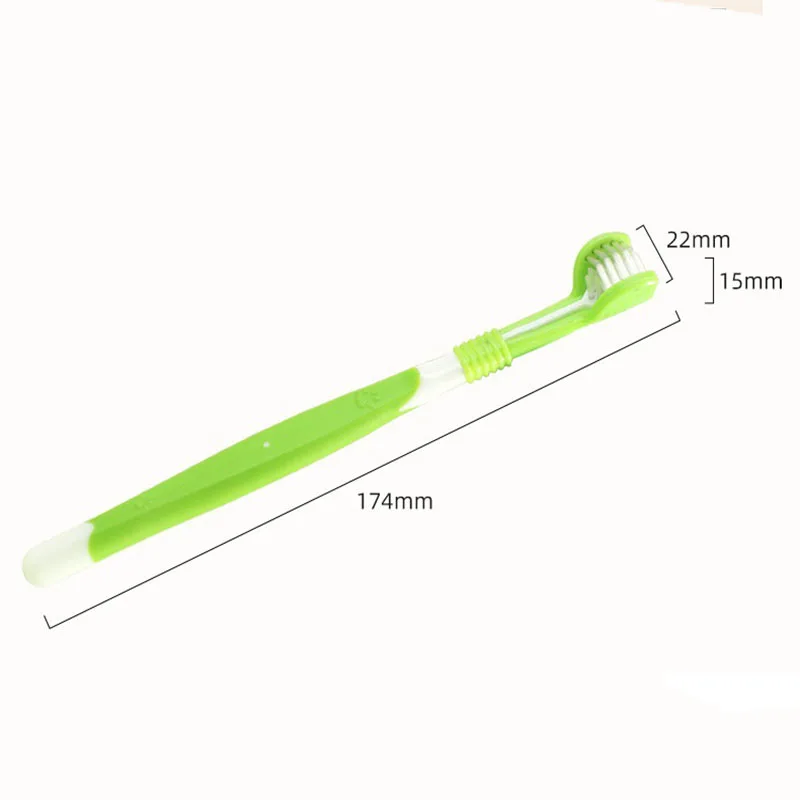 Three-Sided Pet Toothbrush 2