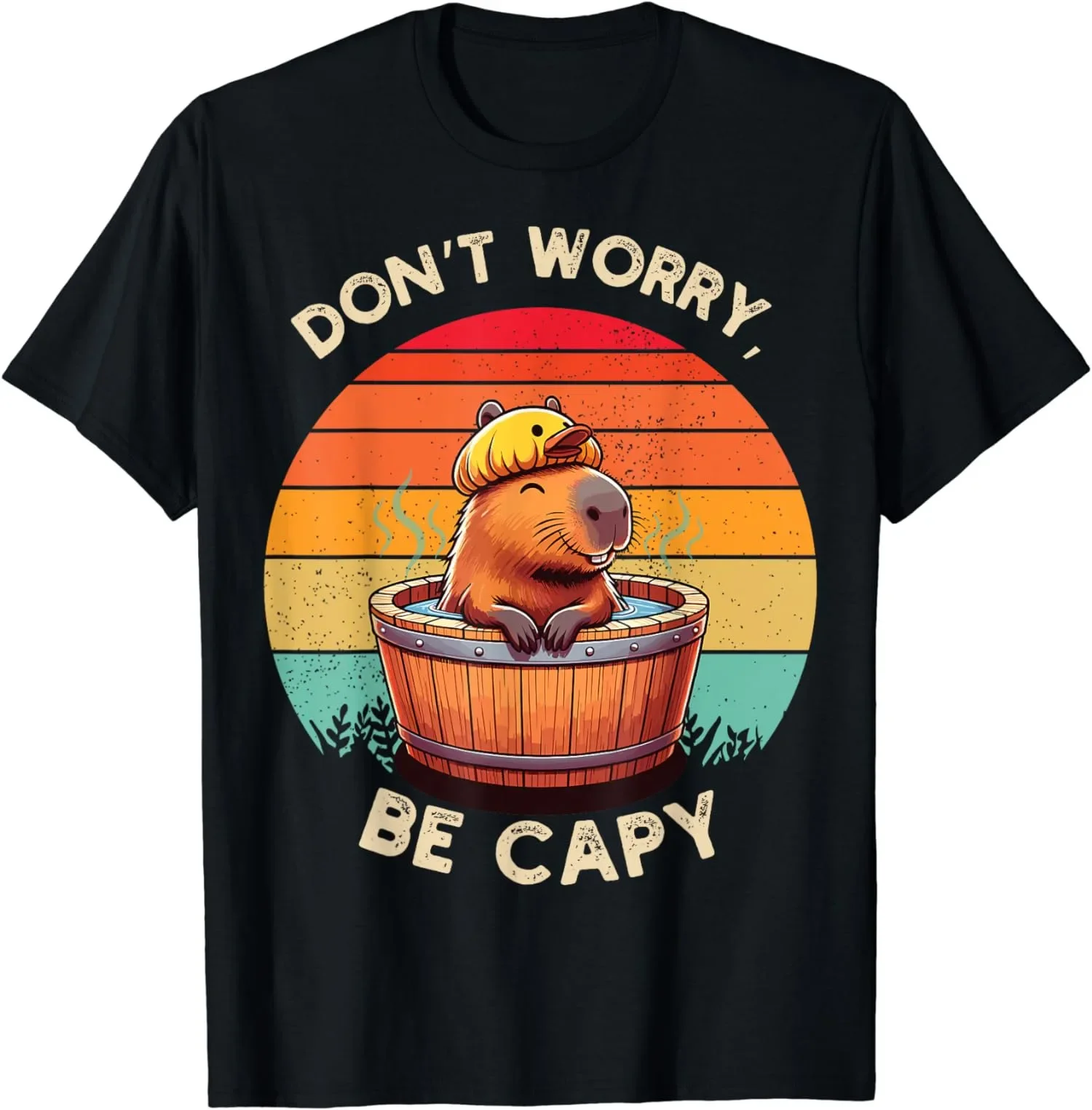 

Don't Worry Be Capy Capybara Lovers Gift Unisex T-Shirt