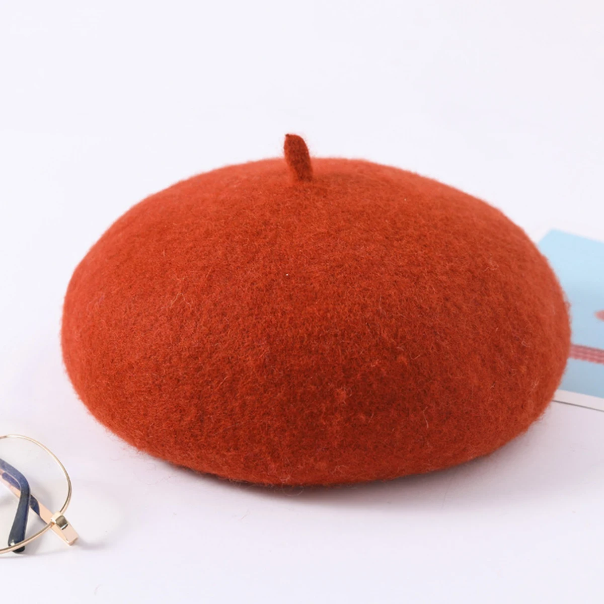 

Women Wool Hats Lady Fashionable Winter Autumn Warm Comfort Soft Match Outfits Fashionable Beret Woolen Hat Stylish