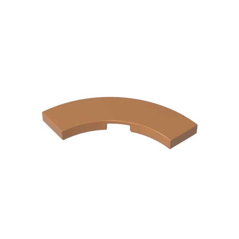 Gobricks 10PCS 79393 Bricks Tile 3 x 3 Curved Macaroni Compatible MOC Building Block Adult Kids DIY Creative Education Model Toy