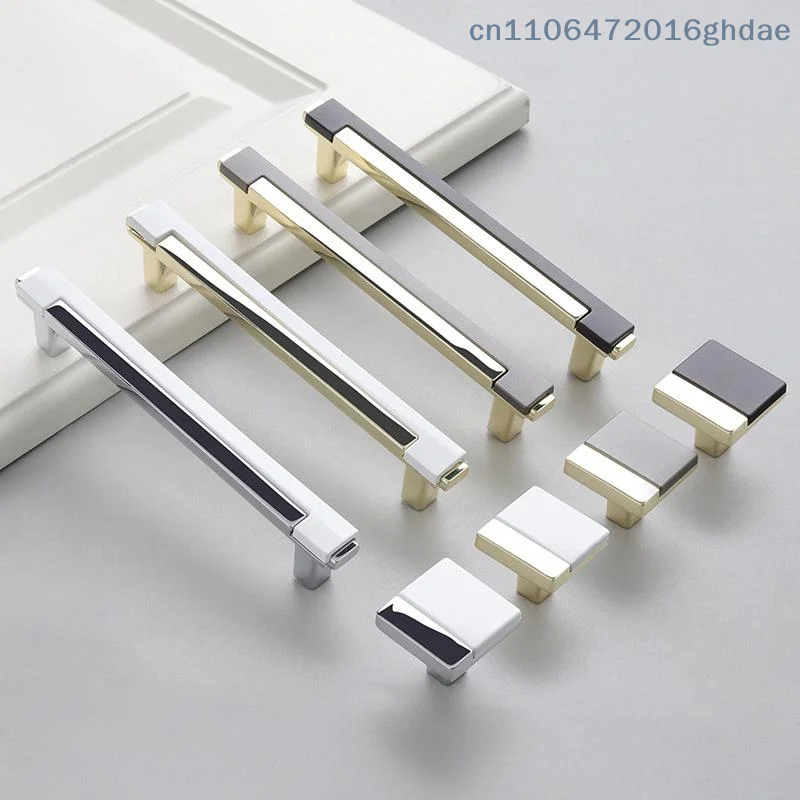 1 Pc Kitchen Parts Single Hole Knob Dual Color Spliced Wardrobe Cabinet Handles Storage Door Pull For Drawer Furniture Hardware