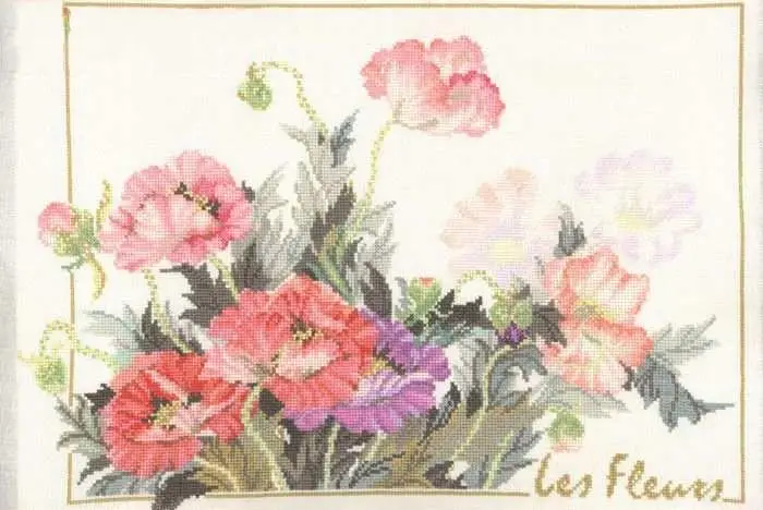 Cross Stitch Kits, Christmas Shelves, DIY Fabric Craft, Cotton Thread, Hand Embroidery,20-Lanarte 33927 peony 52-40