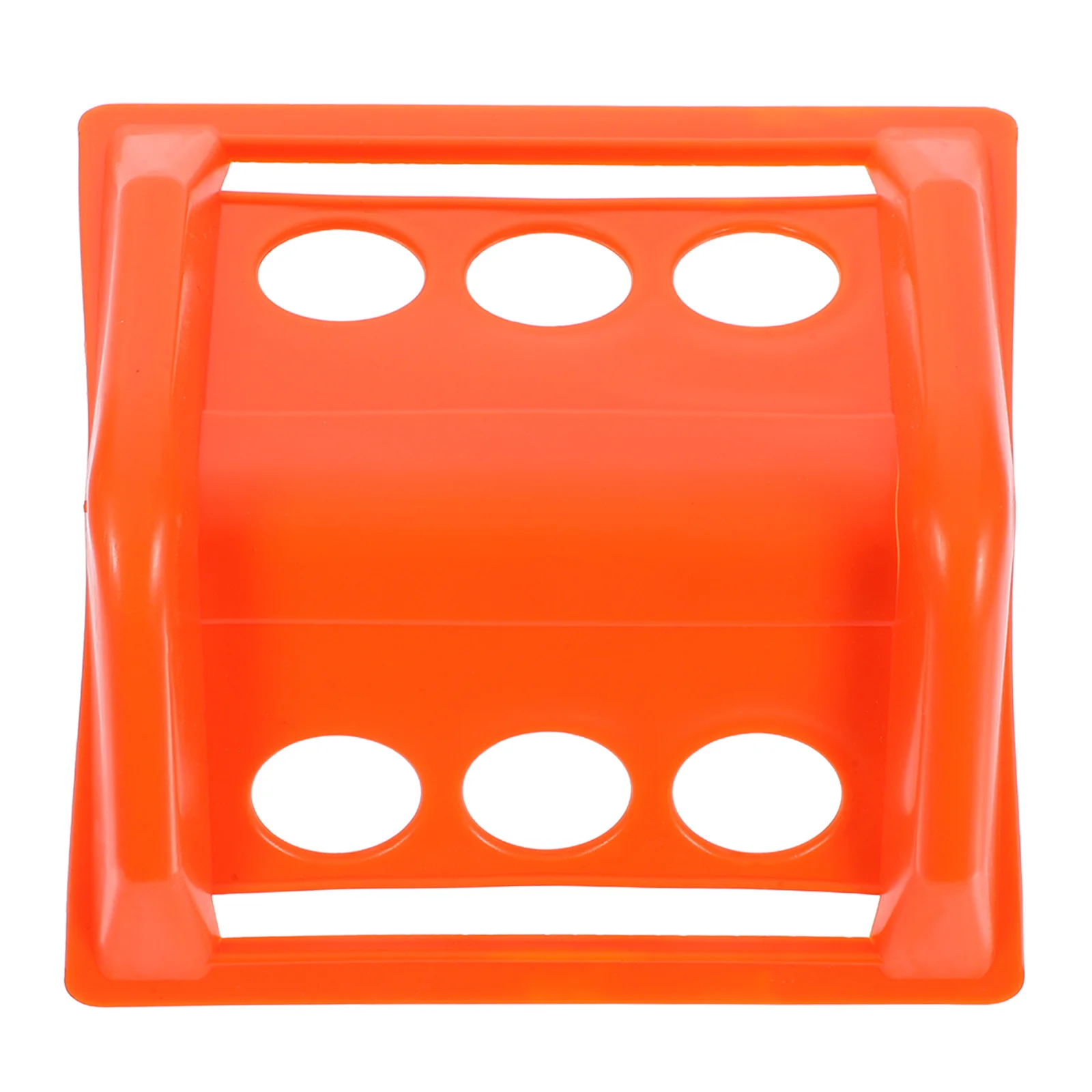 ตัวป้องกันมุมขอบสีส้ม 1 ชิ้น ทำจากพลาสติก สำหรับรถพ่วงพื้นเรียบ ใช้กับสายรัดแบบมีตัวล็อค สำหรับรถบรรทุก