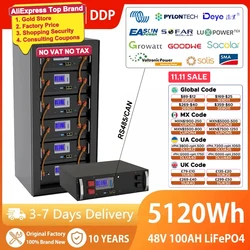 Akumulator litowy 48V LiFePO4 100Ah 200Ah 51,2V 5120Wh 10240Wh CAN RS485 BUS Monitor PC 6000 cykli żywotność 10 lat gwarancji