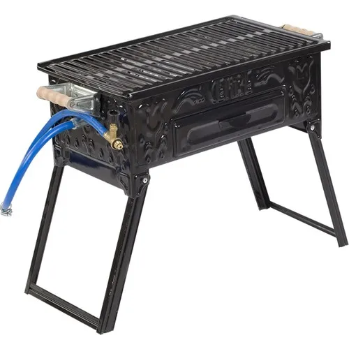 Cemre Barbecue C-07 Enamel Grid Tube and Coal 28*50