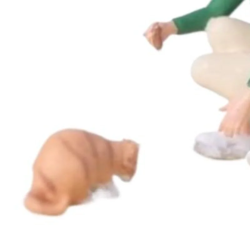 

Масштаб 1:64, миниатюрная модель людей, девушка, кормление кошки, сделай сам, пейзажи, креативные миниатюрные комбинированные сцены, макрофотография