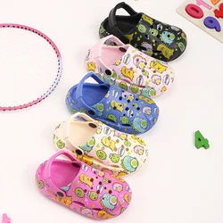 New Children's Print Slippers Baby Girls Sandals Non-Slip Clogs Cartoon Cute Infant Girls Sandals Boys Shoes for Beach