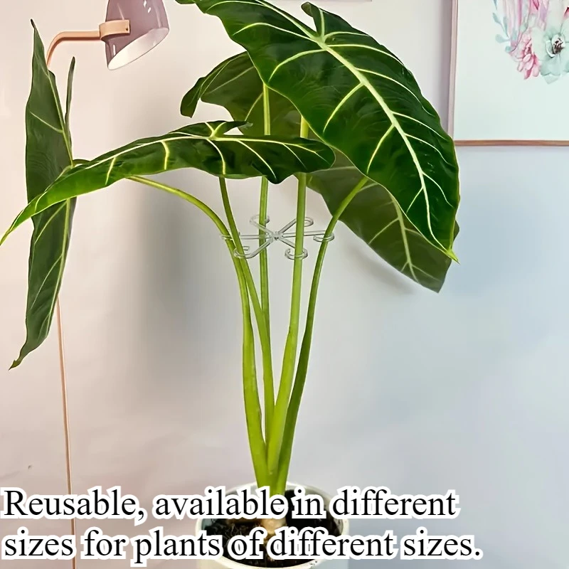 4 PCS Plant Anti Tilt Support Rod Foldable Flower Rack Hydrophilic Plant Rack Suitable for Indoor Outdoor Garden Plant Gardening