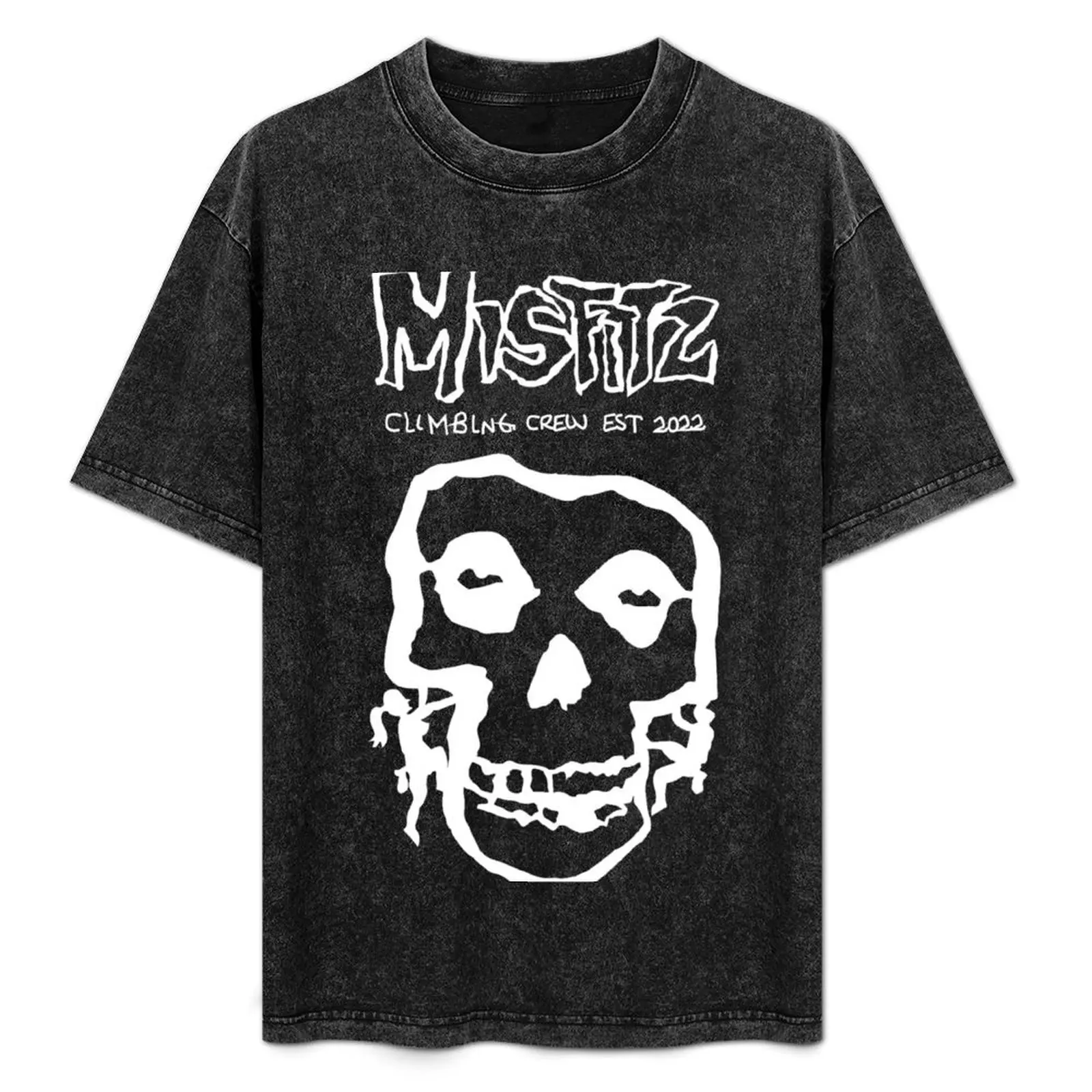 

Climbing Misfitz Black T-Shirt boys whites basketball graphic tees funny costumes anime t shirts oversized t shirts for men