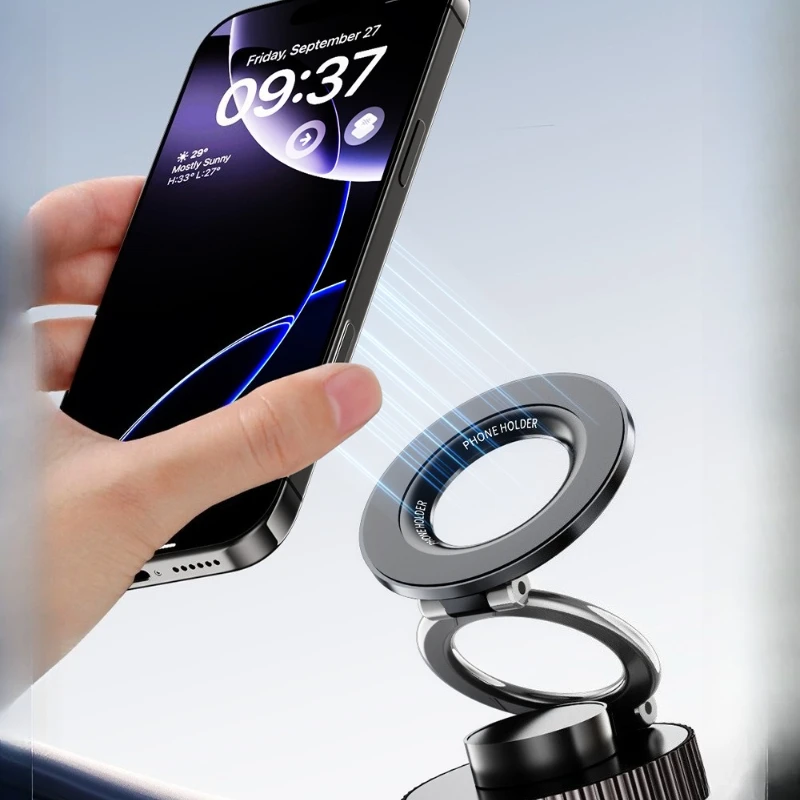 

2025 New MagSafe Car Mount [ABS] Magnetic Phone Holder Car with Strong Magnets 360° Rotate and Adjustable Phone Car Mount