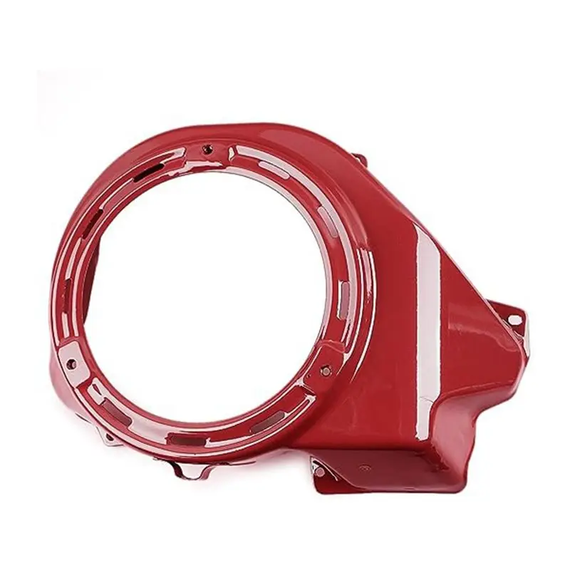AEE3-Starter Cooling Fan Cover Guard For Honda GX390 GX340 188F 5Kw 6.5Kw 11HP 13HP Generator Water Pump,Red