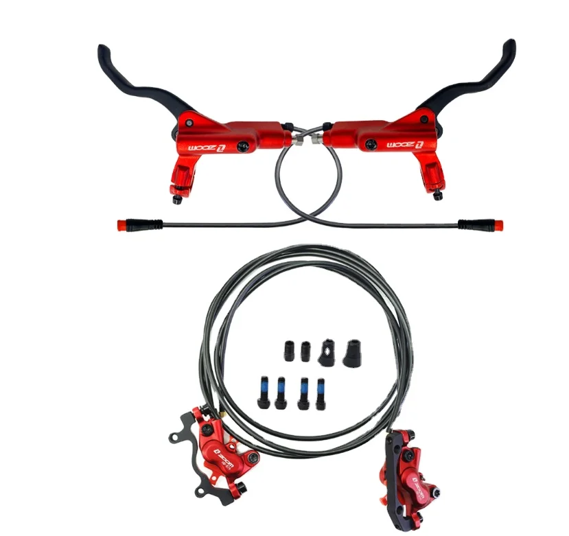 

Zoom HB-876E Electric Bike 4 Piston Hydraulic Disc Brake Group Electric Scooter Folding Mtb Bike Power Off