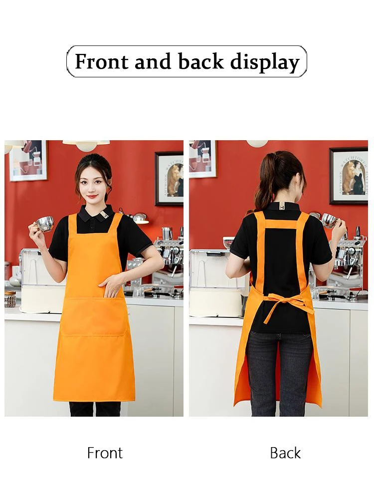 プロ仕様ツイルワークエプロン - 防水、長持ちする汚れ・摩耗に強い、レストラン・カフェ・食品サービス業界向け