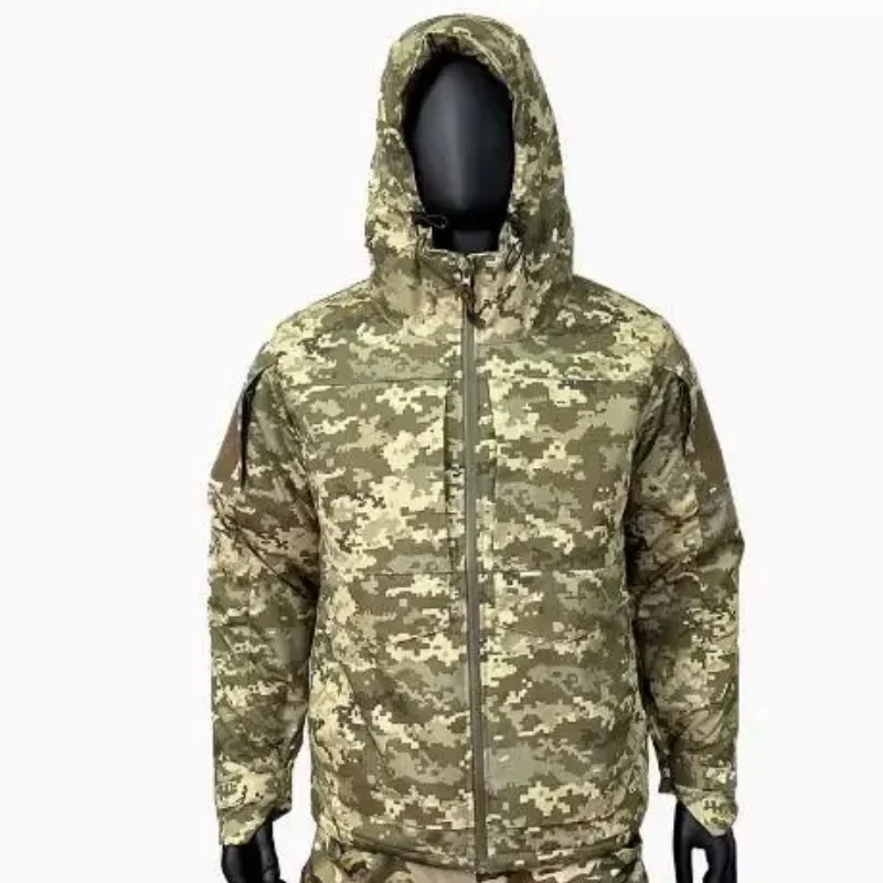 

Камуфляжная куртка Украина, мужское зимнее пальто, плотная униформа, уличная пустыня