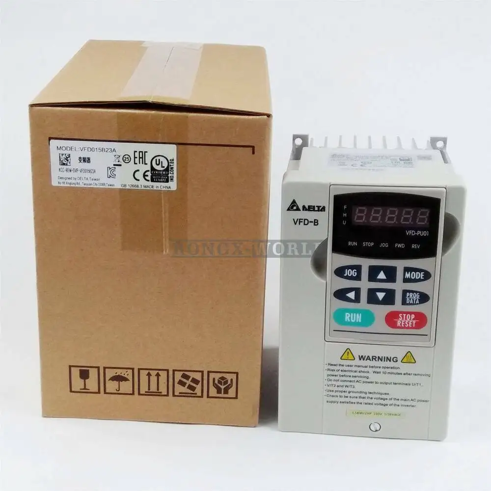 

VFD015B23A DELTA VFD-B инвертор 220 кВт 2HP 3 фазы 400 В Гц, новинка, 1 шт.