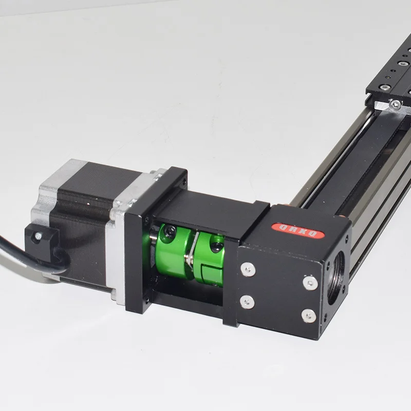 Cnc High Speed Silent Synchronous Belt Linear Module Sliding Table Moving Slider Guide 100-2000mm With Stepper Motor