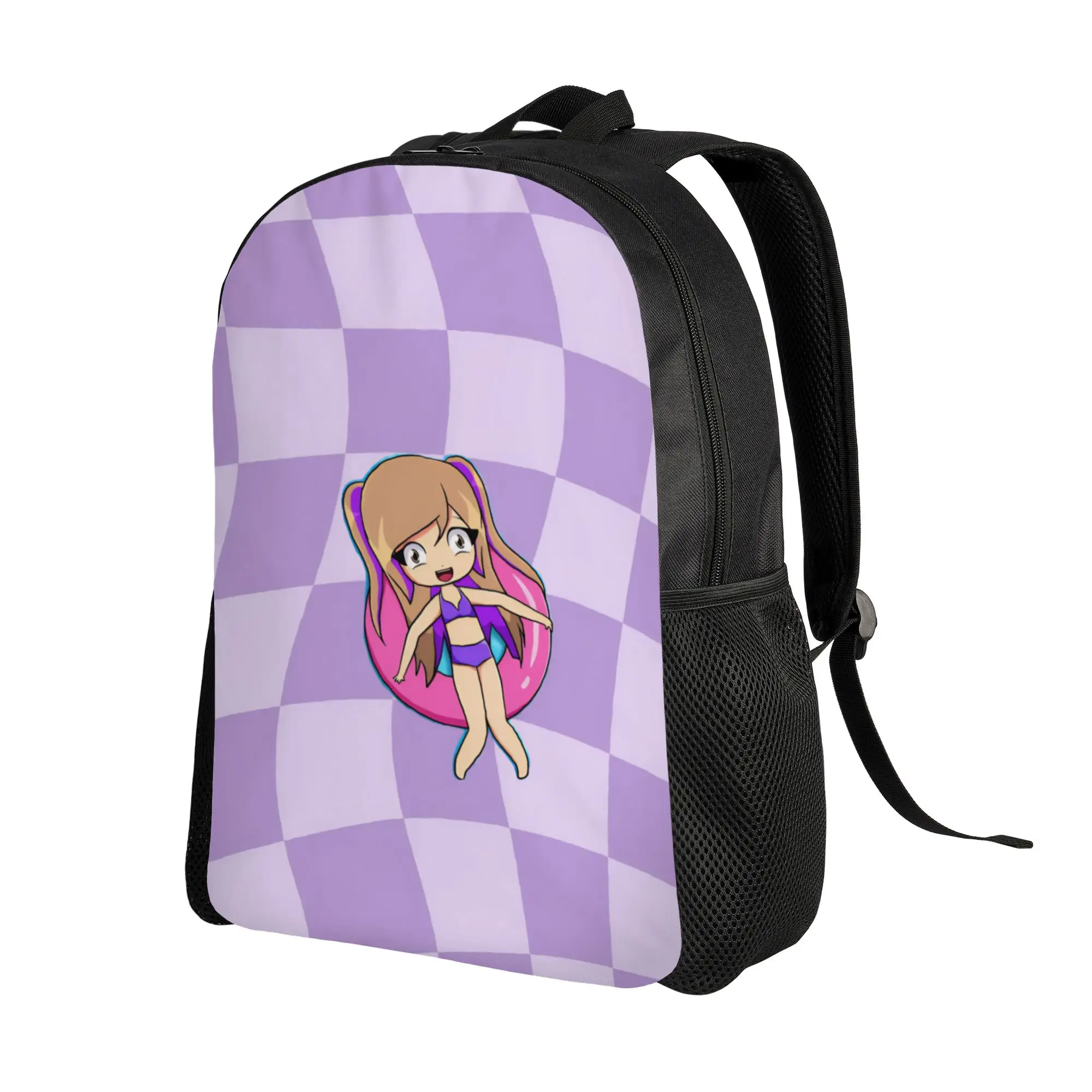 Dense Real Mix Collage Lyna Vallejos  Backpack for Girls Boys Boys Girls Girls Boys  Backpacks Kawaii  School Bag