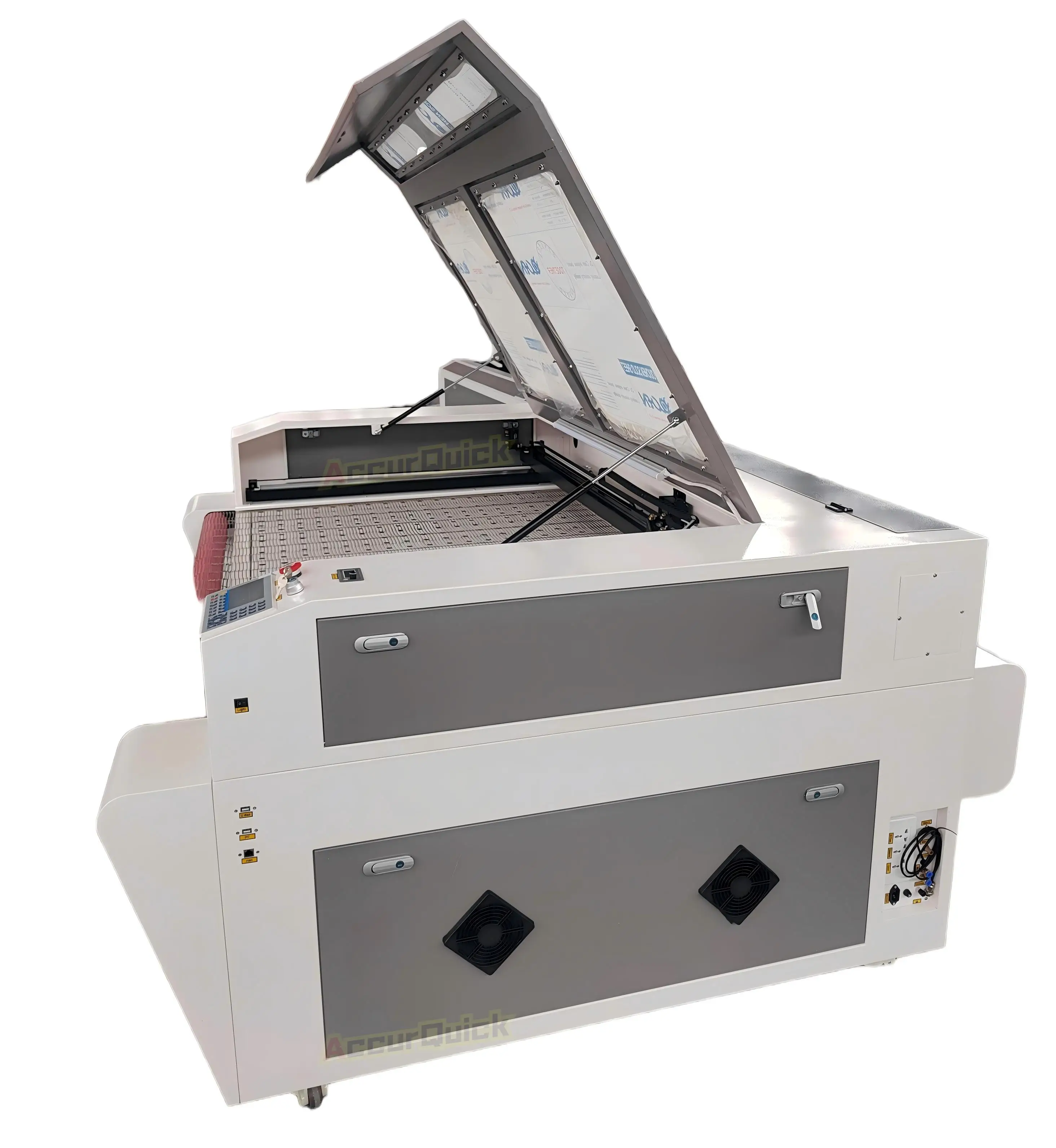 High Speed Automatic Feed Laser Cutter CO2 CNC Laser Cutting Machine 80W 100W for Cloth