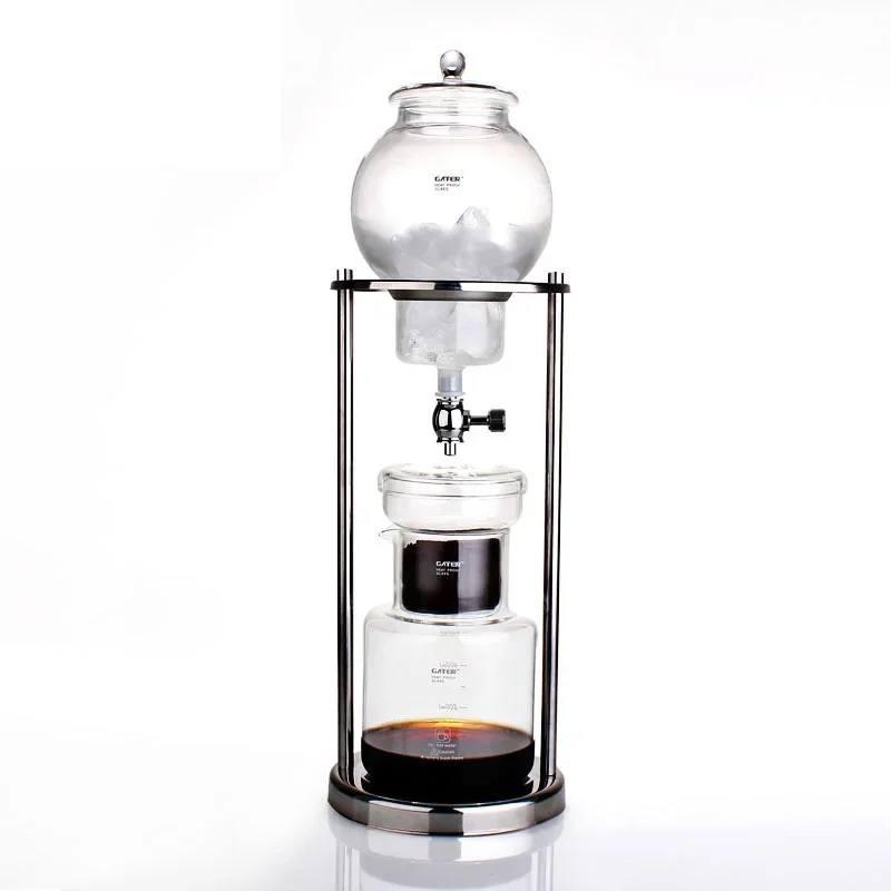 

Домашняя классическая кофеварка со льдом, 600 мл, кофеварка для приготовления ледяного чая, капельный горшок для льда
