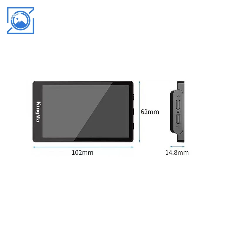 

KingMa VL-PH01 Макс. 3,97-дюймовый экран видеоблогов, монитор для селфи мобильного телефона, 480 × 800 пикселей для iPhone 16/14/13/12