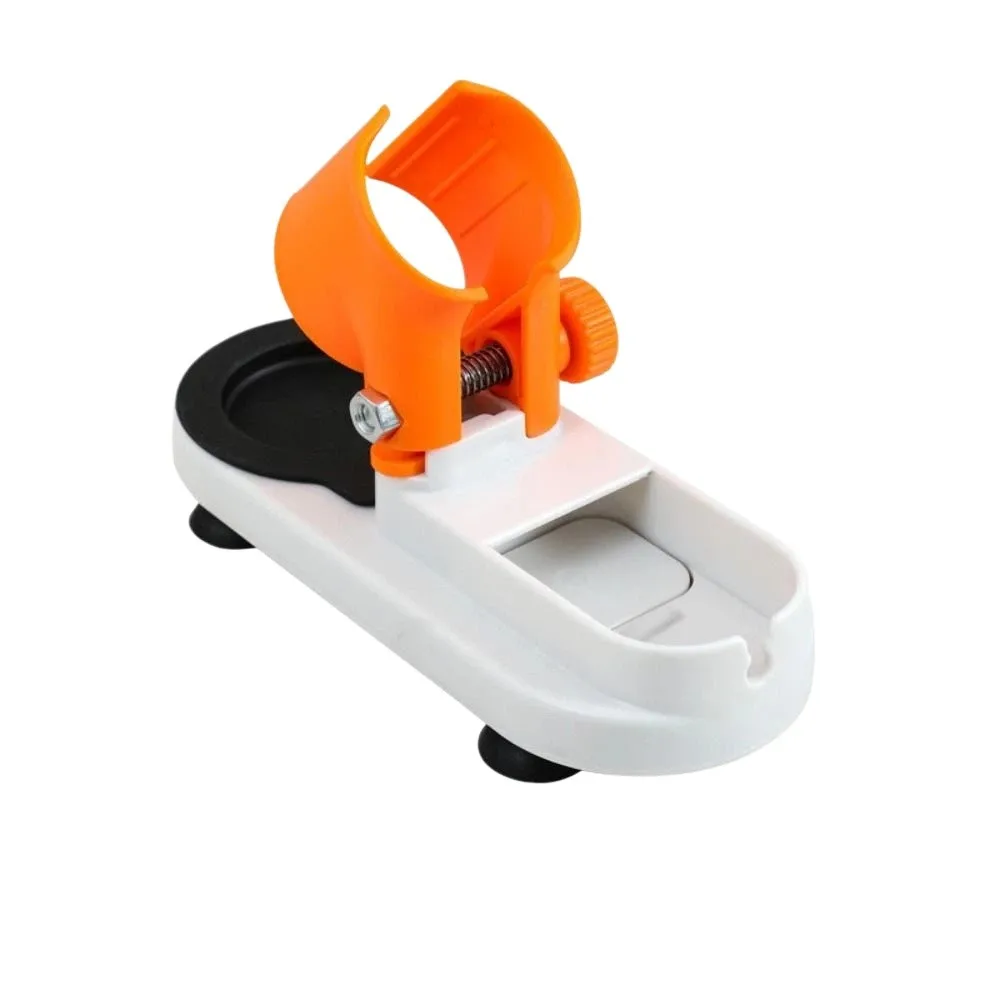 Universal Hot Melt Glue Sticks Stand Multi-Function with Drip Tray Hot Melt Glue Sticks Base Cable Box & Parts Storage