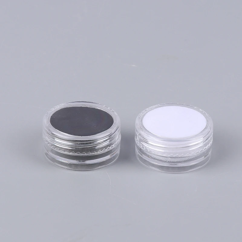 Acrylic Transparent Round Gemstone Display Collection Storage Box Jewelry Gems Loose Diamond Container Organizer Case With Lid