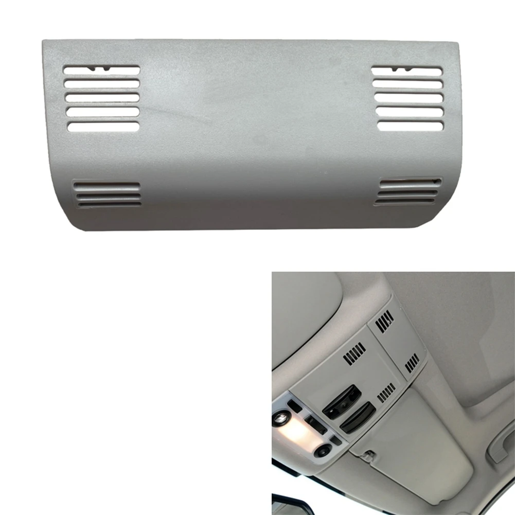 Car Interior Ceiling Reading Light Cover Lamp Cap Trim Sunroof Switch Rear Cover for BMW X1 E84 2011-2015 Grey