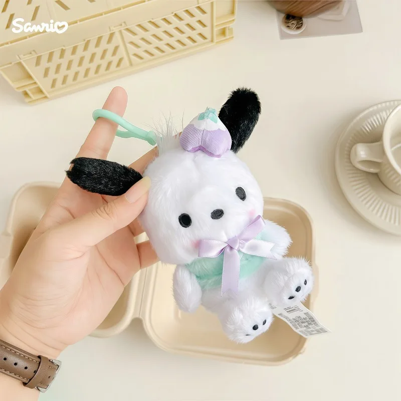 Sanrio Flower Series Pluche Pop Kawaii HelloKitty Kuromi Rugzak Hanger Cartoon Melodie Sleutelhanger Kinderfestival Cadeau