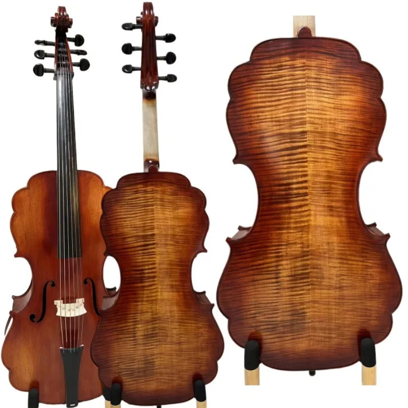 

Baroque style professional song maestro 6 strings 4/4 cello,big,deep rick sound