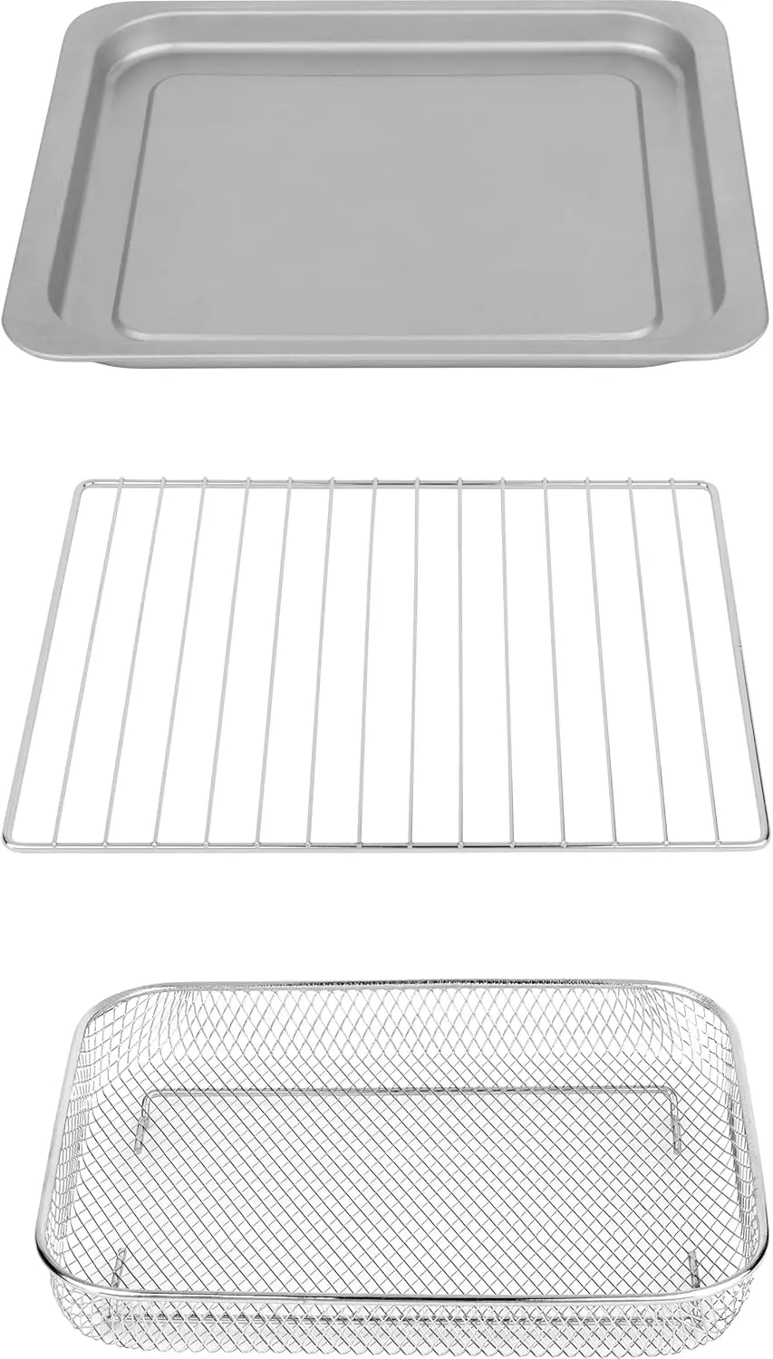 فرن تحميص مقلاة هوائية ميكانيكية + مجموعة ملحقات | محمصة حرارية مع 7 أوضاع للطهي | فرن ذو سعة كبيرة - يناسب بيتزا مقاس 12 بوصة #6