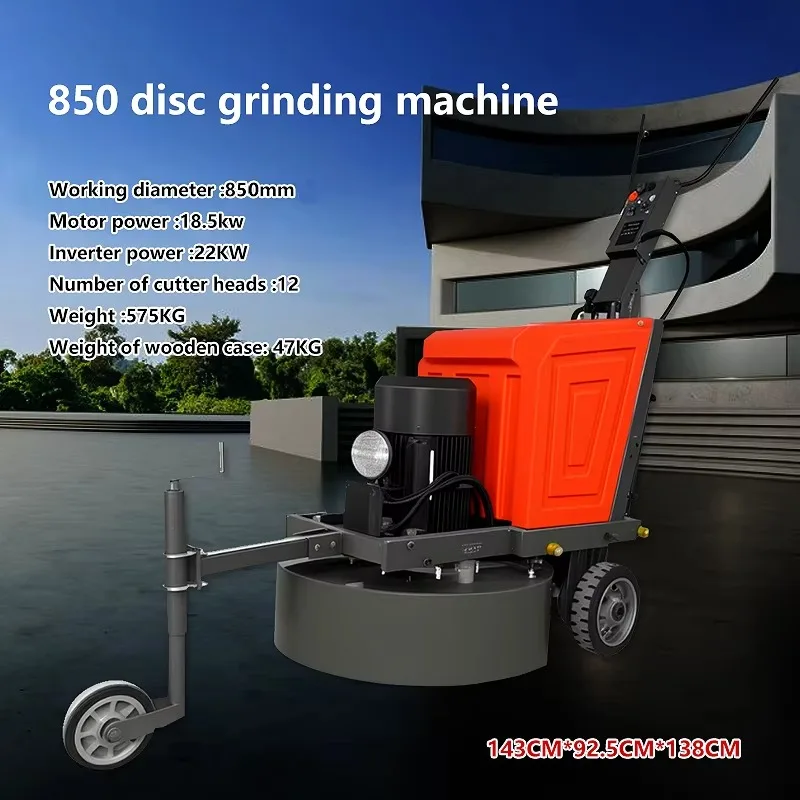 Three Head Sander Ground Grinding Machine Concrete Polishing Machine Floor Grinder Drywall Sander With Vacuum