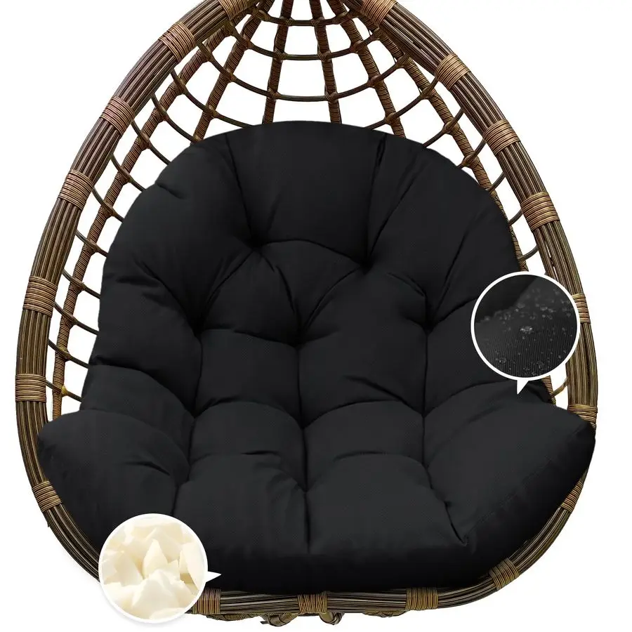 

Egg Chair Cushion Replacement, Waterproof Outdoor Hanging Egg Chair Cushion Hammock Swing Chairs Cushions Pads, UShaped Thickene