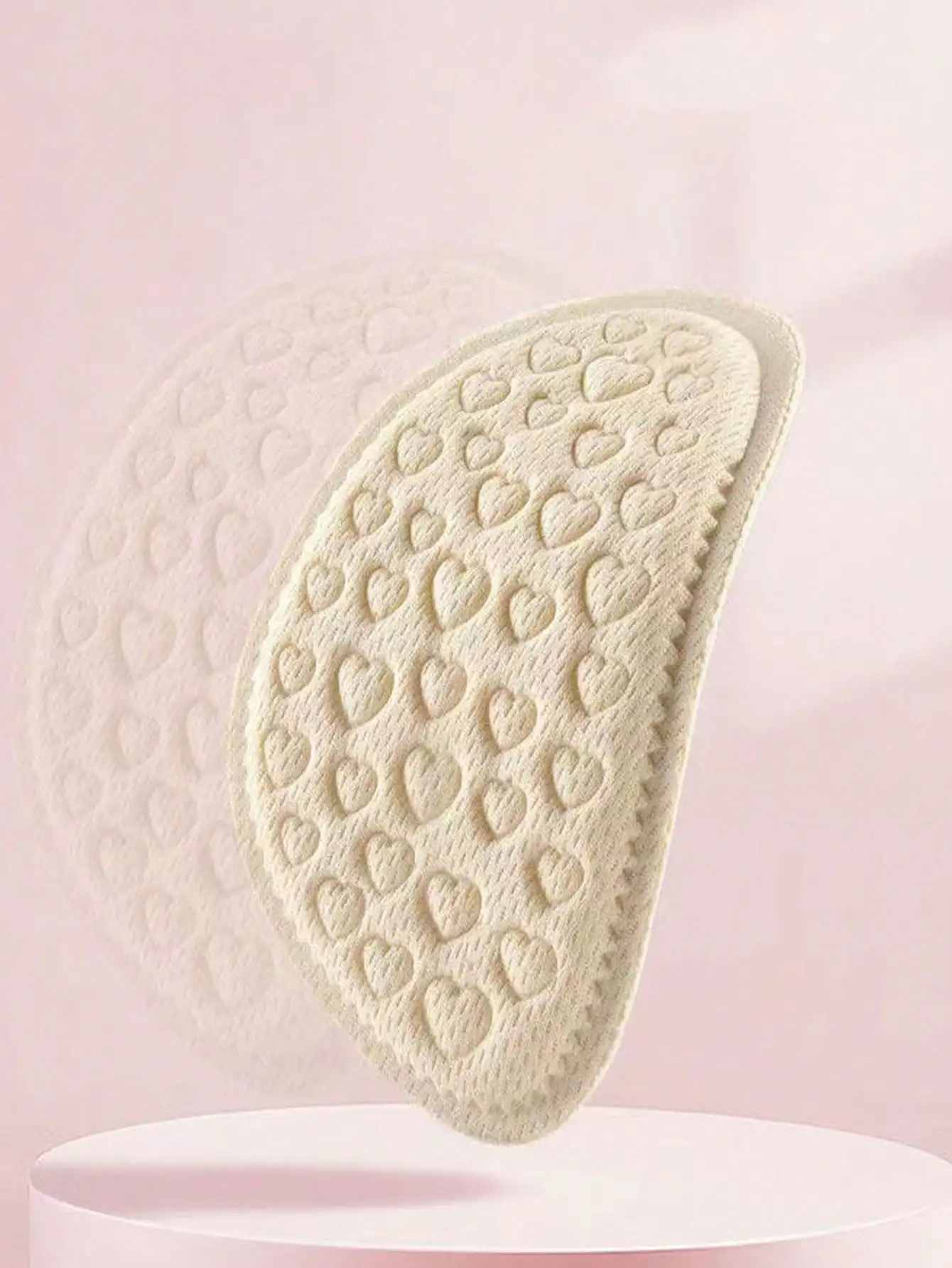 2 Paar weiche Anti-Schmerz-Einlegesohlen mit runder Spitze | Rutschfestes Fußkissen für High Heels, Freizeitschuhe, bequeme Schuheinlagen – Detail 4
